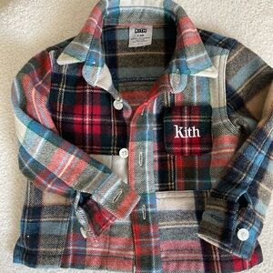 Kith Plaid Shirt jacket 3-6m